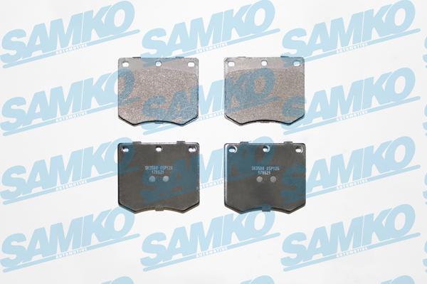 Samko 5SP126 - Комплект спирачно феродо, дискови спирачки vvparts.bg