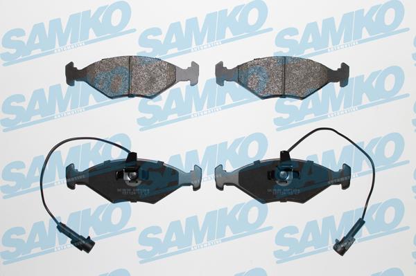 Samko 5SP1204 - Комплект спирачно феродо, дискови спирачки vvparts.bg