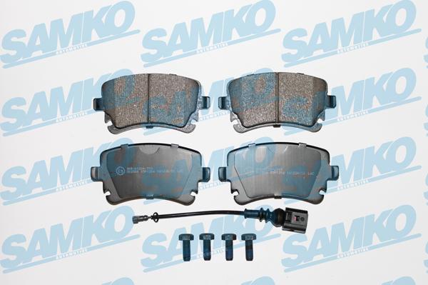 Samko 5SP1206 - Комплект спирачно феродо, дискови спирачки vvparts.bg