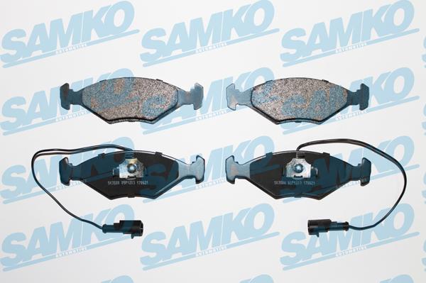 Samko 5SP1203 - Комплект спирачно феродо, дискови спирачки vvparts.bg