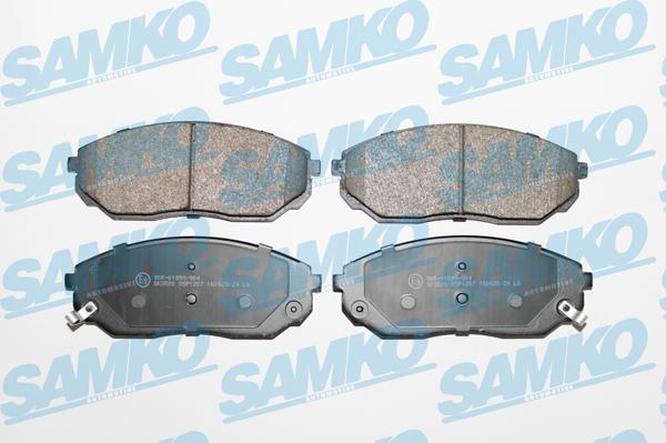 Samko 5SP1207 - Комплект спирачно феродо, дискови спирачки vvparts.bg