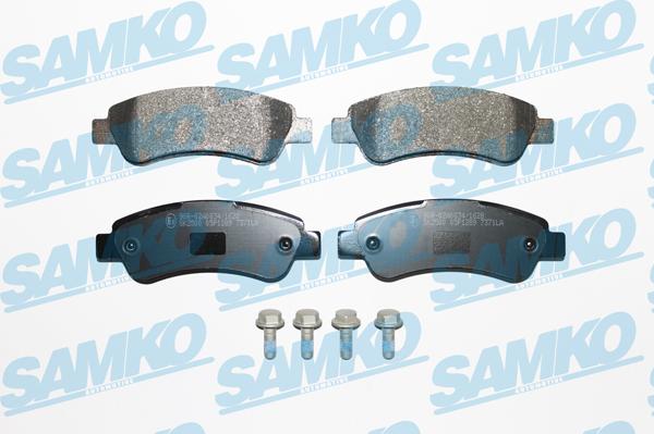 Samko 5SP1289 - Комплект спирачно феродо, дискови спирачки vvparts.bg