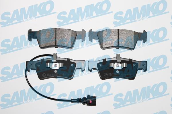 Samko 5SP1284 - Комплект спирачно феродо, дискови спирачки vvparts.bg