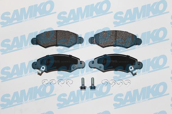 Samko 5SP1280 - Комплект спирачно феродо, дискови спирачки vvparts.bg