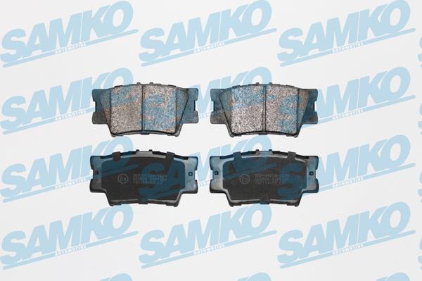 Samko 5SP1281 - Комплект спирачно феродо, дискови спирачки vvparts.bg