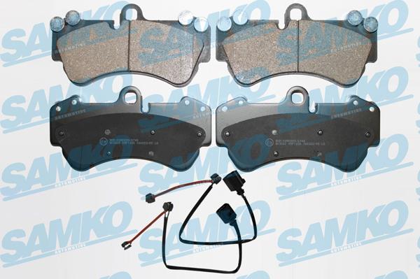 Samko 5SP1226A - Комплект спирачно феродо, дискови спирачки vvparts.bg