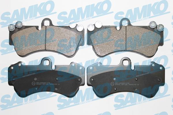 Samko 5SP1226 - Комплект спирачно феродо, дискови спирачки vvparts.bg