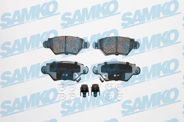 Samko 5SP1227 - Комплект спирачно феродо, дискови спирачки vvparts.bg