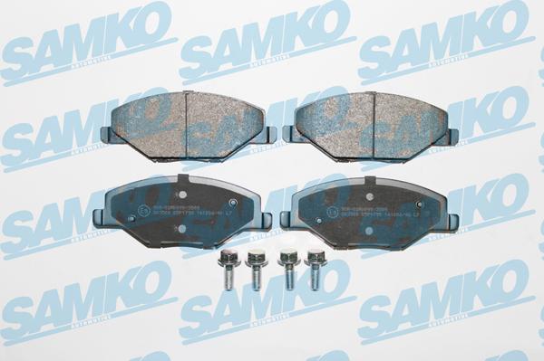 Samko 5SP1795 - Комплект спирачно феродо, дискови спирачки vvparts.bg