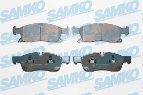 Samko 5SP1749 - Комплект спирачно феродо, дискови спирачки vvparts.bg