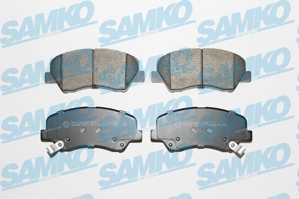 Samko 5SP1744 - Комплект спирачно феродо, дискови спирачки vvparts.bg