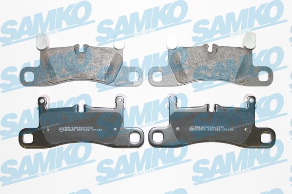 Samko 5SP1758 - Комплект спирачно феродо, дискови спирачки vvparts.bg