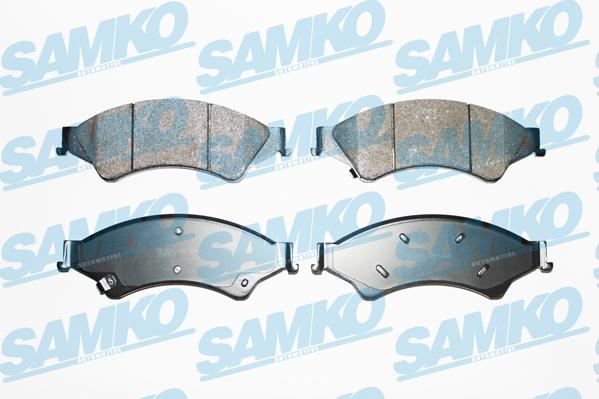 Samko 5SP1768 - Комплект спирачно феродо, дискови спирачки vvparts.bg