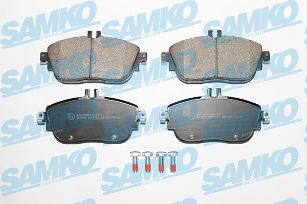 Samko 5SP1781 - Комплект спирачно феродо, дискови спирачки vvparts.bg