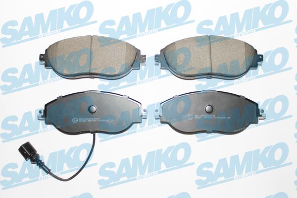 Samko 5SP1734 - Комплект спирачно феродо, дискови спирачки vvparts.bg