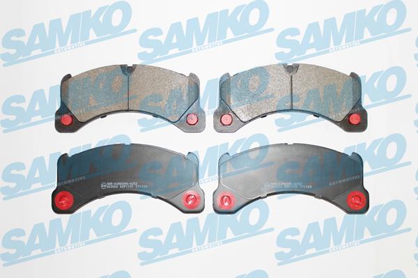 Samko 5SP1731 - Комплект спирачно феродо, дискови спирачки vvparts.bg