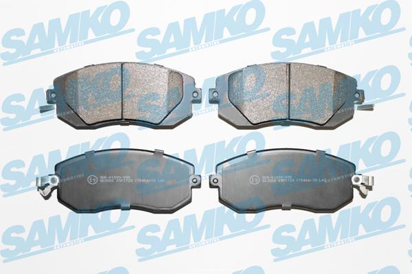 Samko 5SP1729 - Комплект спирачно феродо, дискови спирачки vvparts.bg