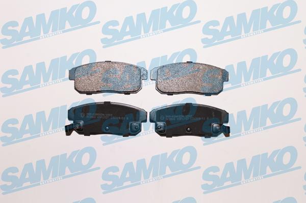 Samko 5SP1727 - Комплект спирачно феродо, дискови спирачки vvparts.bg