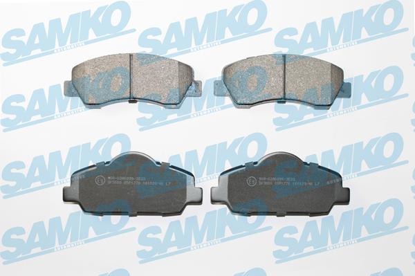 Samko 5SP1770 - Комплект спирачно феродо, дискови спирачки vvparts.bg