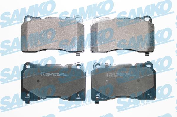 Samko 5SP1773 - Комплект спирачно феродо, дискови спирачки vvparts.bg