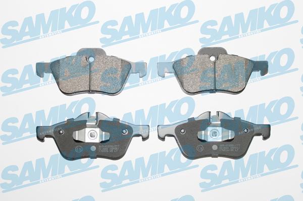 Samko 5SP851 - Комплект спирачно феродо, дискови спирачки vvparts.bg
