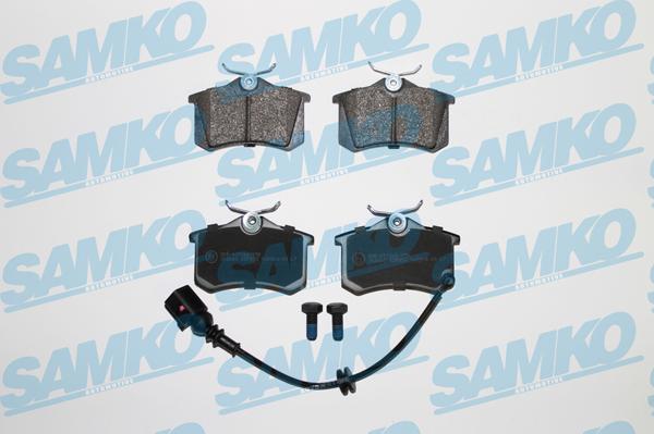 Samko 5SP853 - Комплект спирачно феродо, дискови спирачки vvparts.bg