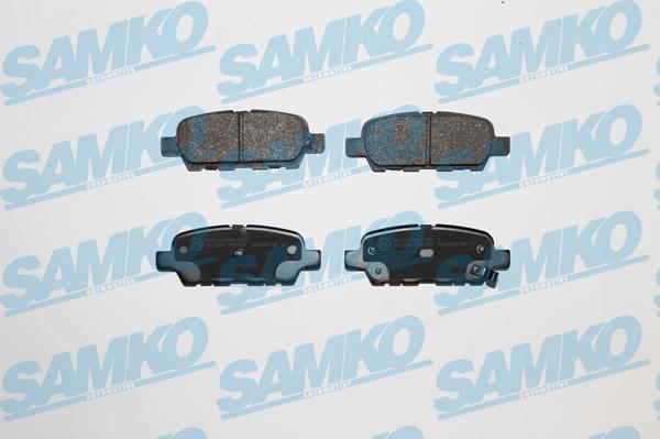 Samko 5SP857 - Комплект спирачно феродо, дискови спирачки vvparts.bg