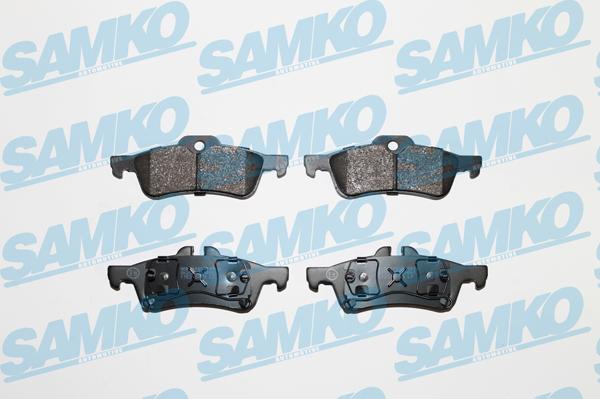 Samko 5SP861 - Комплект спирачно феродо, дискови спирачки vvparts.bg