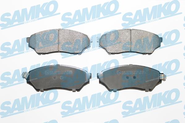 Samko 5SP819 - Комплект спирачно феродо, дискови спирачки vvparts.bg