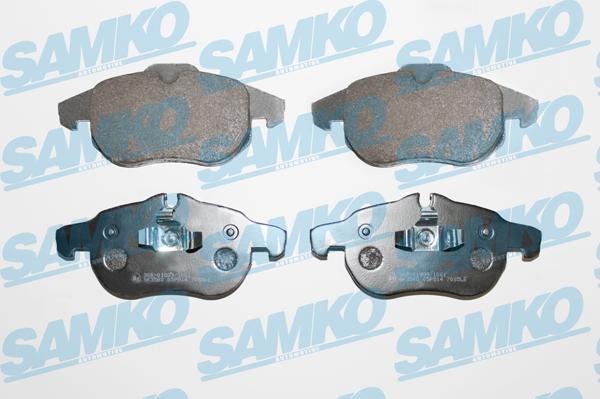 Samko 5SP814 - Комплект спирачно феродо, дискови спирачки vvparts.bg