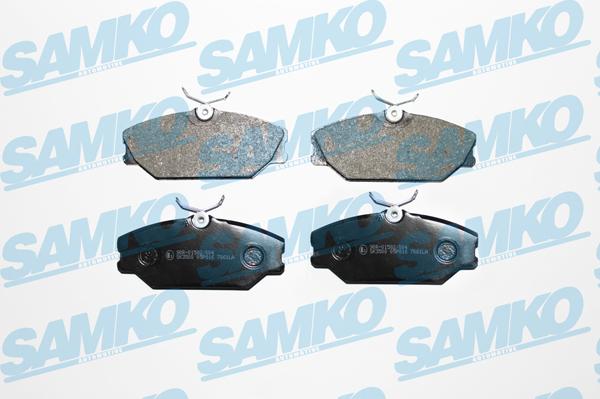 Samko 5SP816 - Комплект спирачно феродо, дискови спирачки vvparts.bg