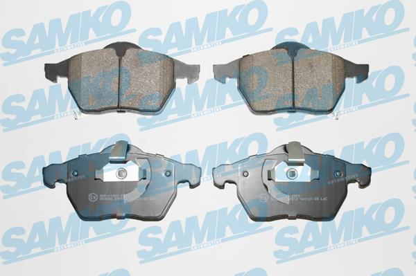 Samko 5SP812 - Комплект спирачно феродо, дискови спирачки vvparts.bg