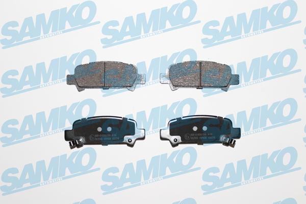 Samko 5SP838 - Комплект спирачно феродо, дискови спирачки vvparts.bg