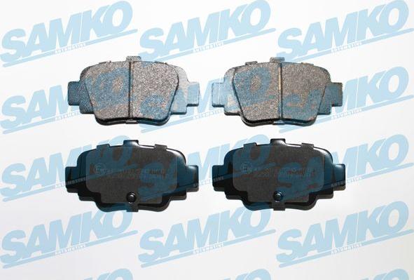 Samko 5SP874 - Комплект спирачно феродо, дискови спирачки vvparts.bg