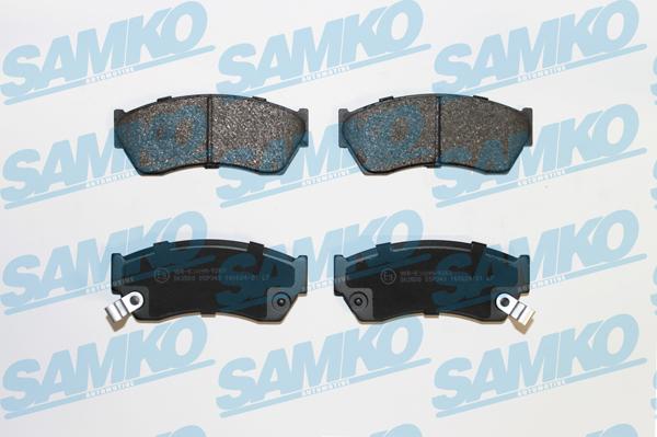 Samko 5SP343 - Комплект спирачно феродо, дискови спирачки vvparts.bg