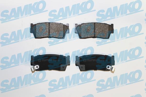 Samko 5SP342 - Комплект спирачно феродо, дискови спирачки vvparts.bg