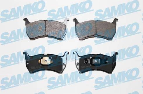 Samko 5SP368 - Комплект спирачно феродо, дискови спирачки vvparts.bg