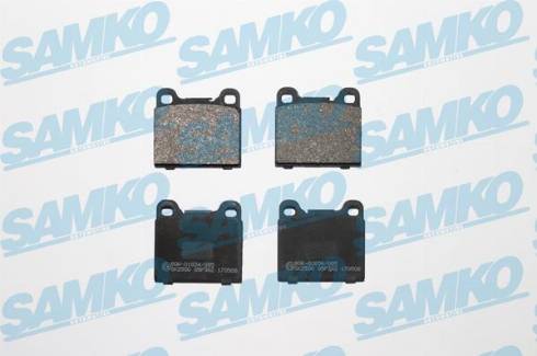 Samko 5SP362 - Комплект спирачно феродо, дискови спирачки vvparts.bg