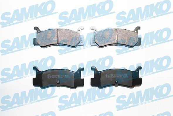 Samko 5SP367 - Комплект спирачно феродо, дискови спирачки vvparts.bg