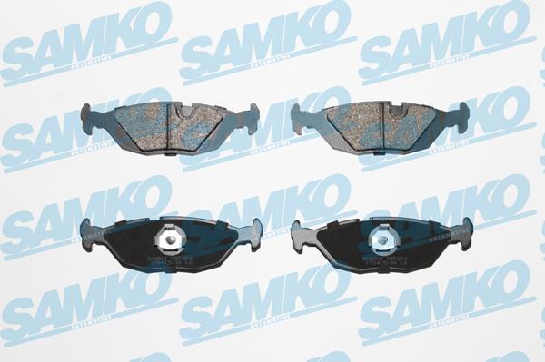 Samko 5SP306 - Комплект спирачно феродо, дискови спирачки vvparts.bg