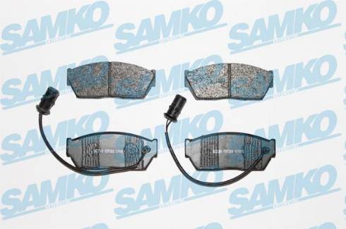 Samko 5SP308 - Комплект спирачно феродо, дискови спирачки vvparts.bg