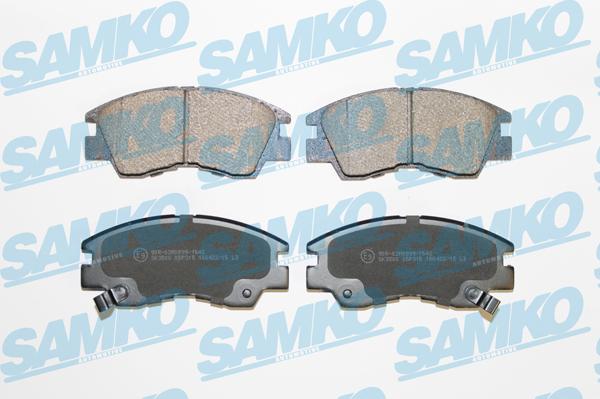 Samko 5SP315 - Комплект спирачно феродо, дискови спирачки vvparts.bg