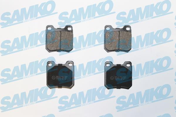 Samko 5SP334 - Комплект спирачно феродо, дискови спирачки vvparts.bg