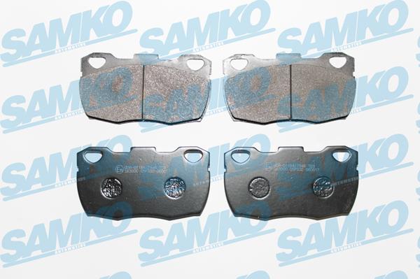 Samko 5SP332 - Комплект спирачно феродо, дискови спирачки vvparts.bg