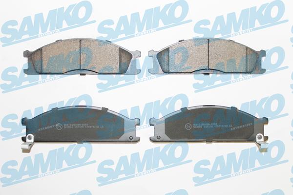 Samko 5SP378 - Комплект спирачно феродо, дискови спирачки vvparts.bg