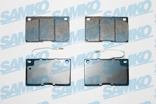 Samko 5SP372 - Комплект спирачно феродо, дискови спирачки vvparts.bg