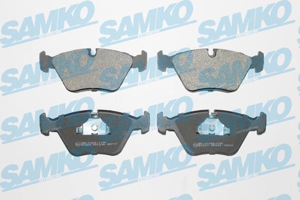Samko 5SP296 - Комплект спирачно феродо, дискови спирачки vvparts.bg
