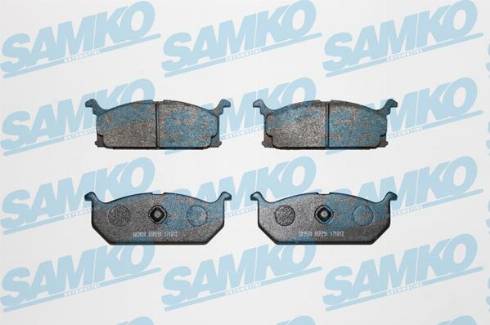 Samko 5SP291 - Комплект спирачно феродо, дискови спирачки vvparts.bg