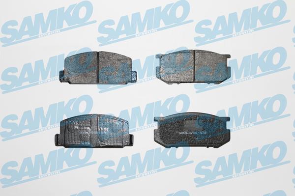 Samko 5SP248 - Комплект спирачно феродо, дискови спирачки vvparts.bg