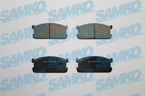 Samko 5SP254 - Комплект спирачно феродо, дискови спирачки vvparts.bg